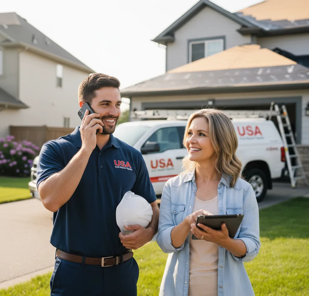 USA Roof Repair Experts customer support in Oakwood